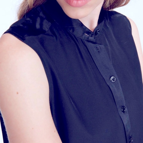 Rag and Bone 100% Silk Scarlet Silk Blouse Relaxed Fit Top $295.00 Small - Picture 3 of 10